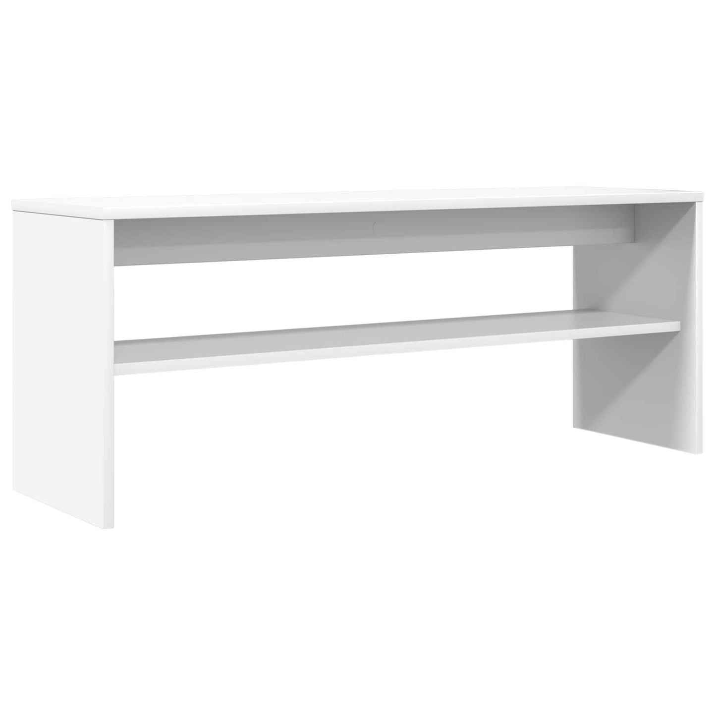 TV Cabinet 100 x 30 x 40 cm White Engineered Wood