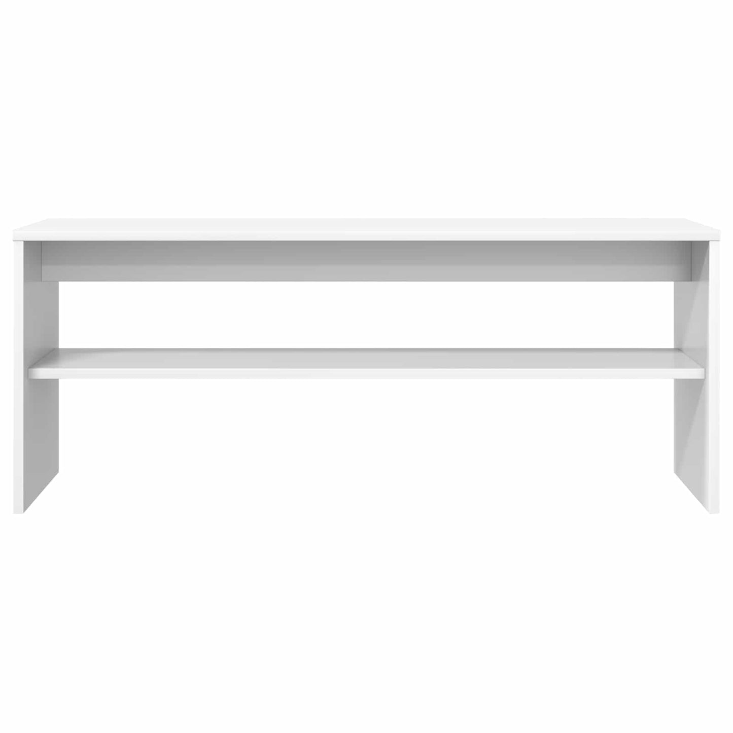 TV Cabinet 100 x 30 x 40 cm White Engineered Wood