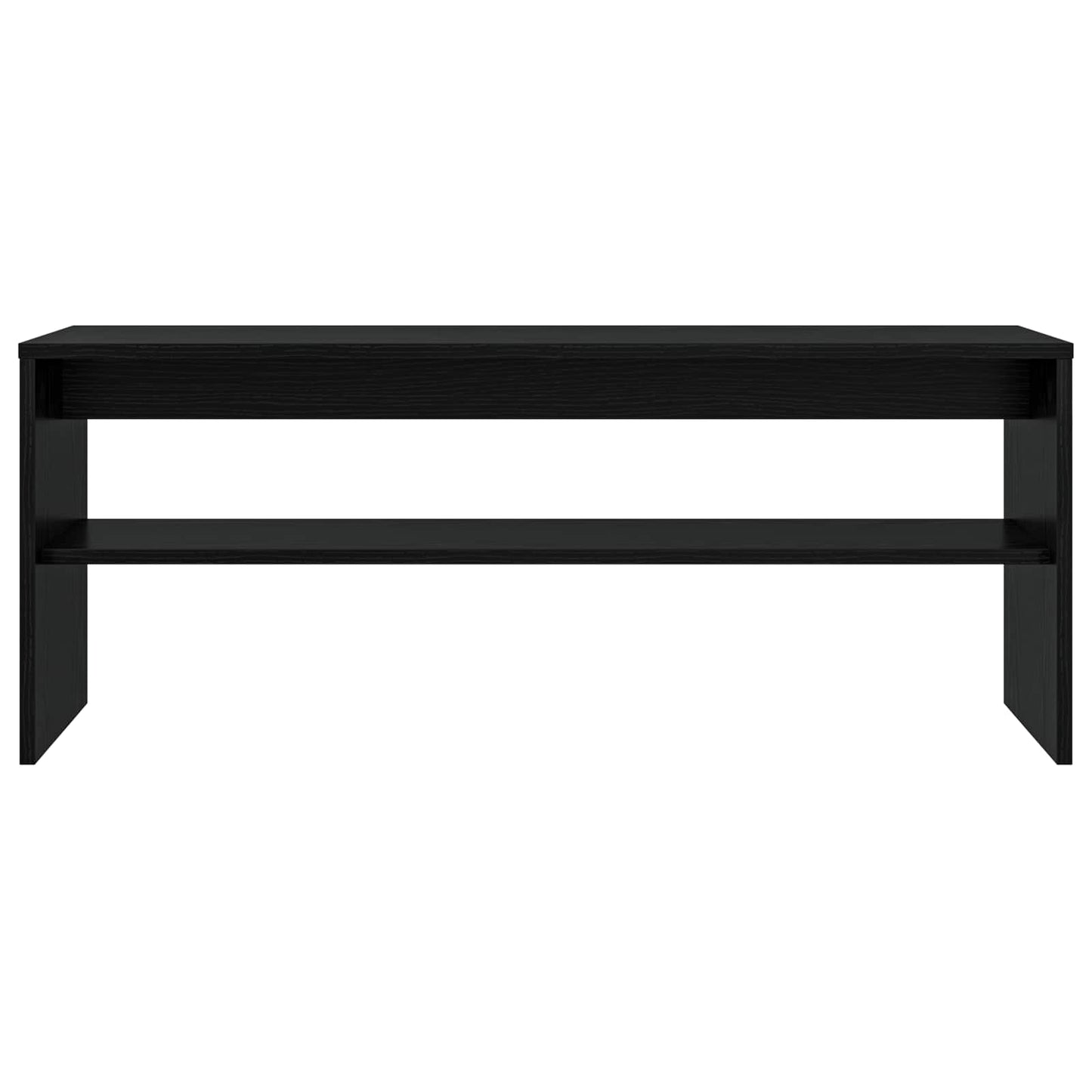 TV Cabinet 100 x 30 x 40 cm Black Oak Engineered Wood