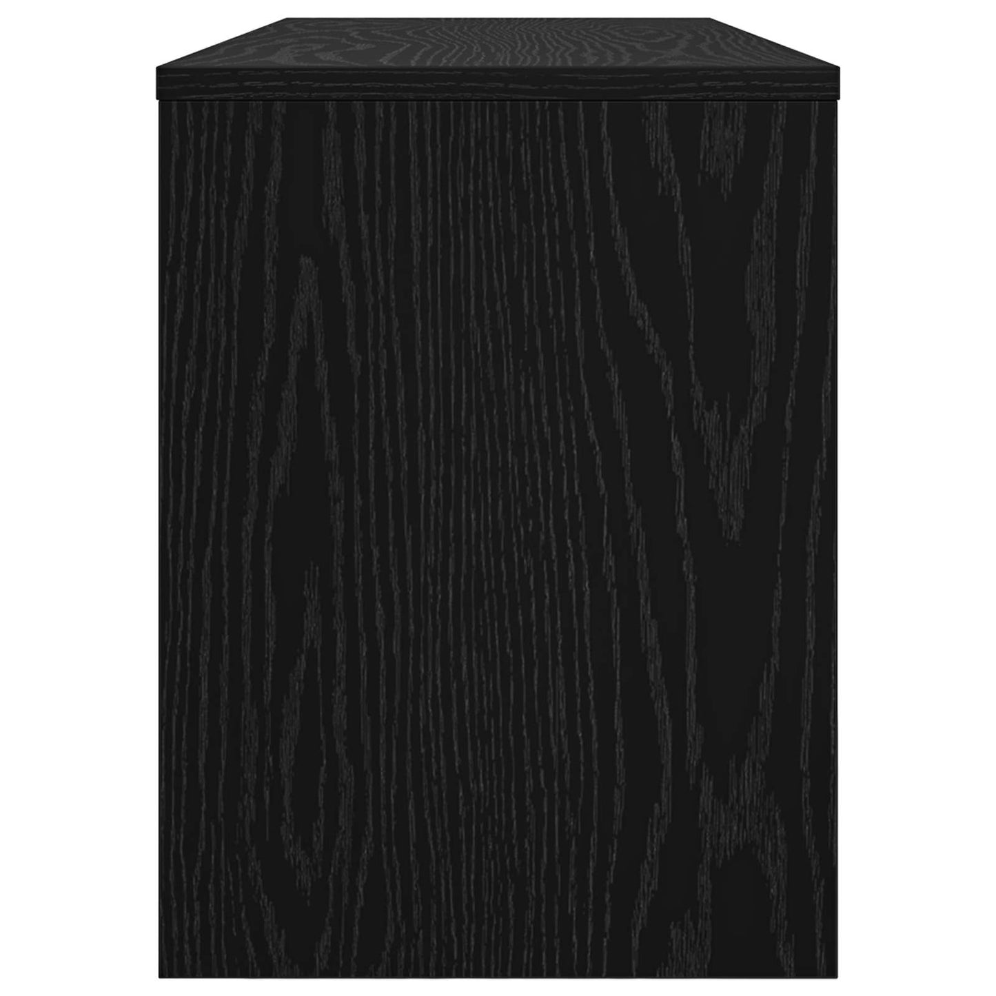 TV Cabinet Black Oak 100 x 30 x 40 cm Engineered Wood