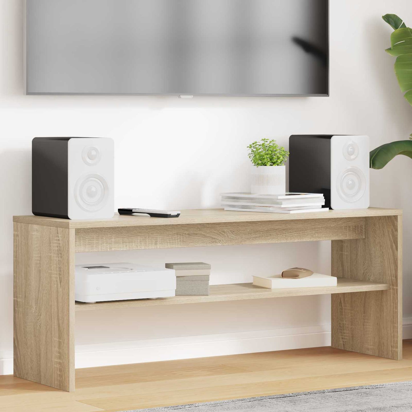 TV Cabinet 100 x 30 x 40 cm Sonoma Oak Engineered Wood