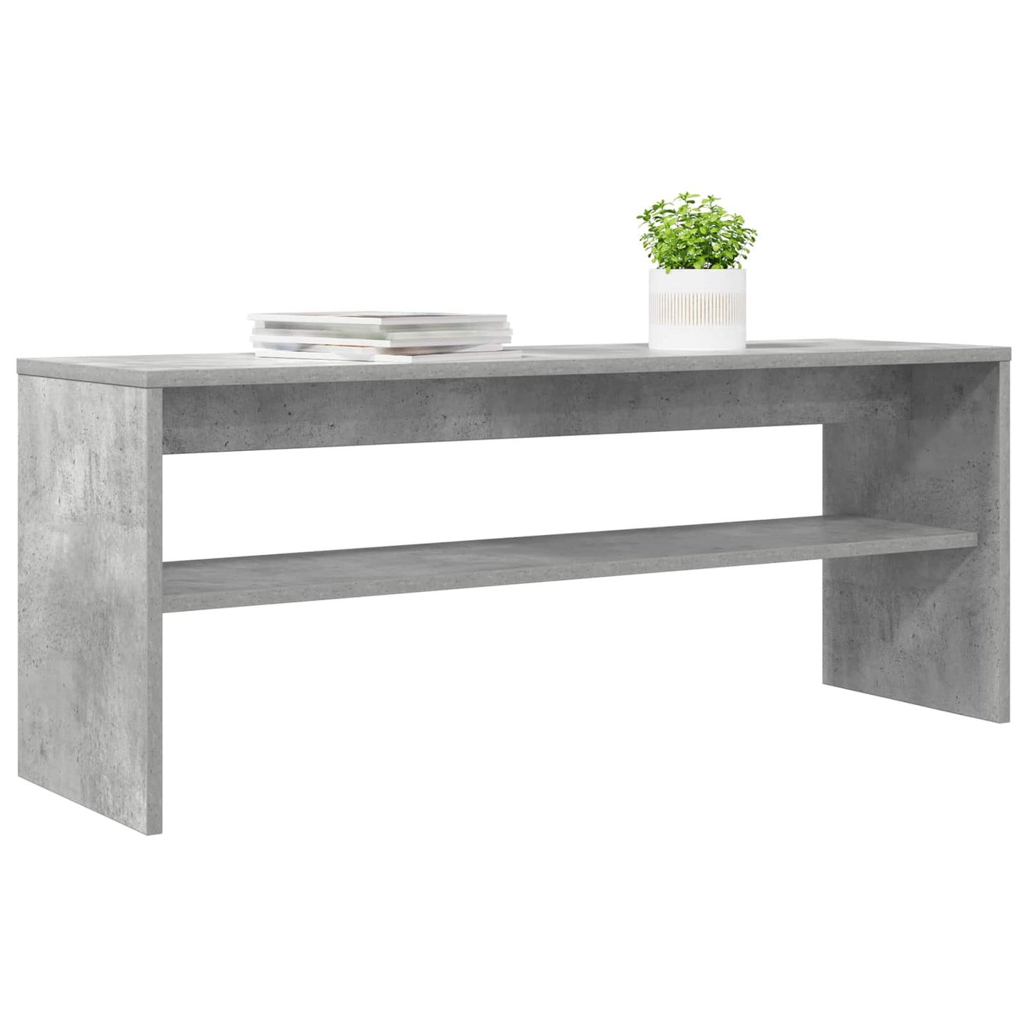 TV Cabinet 100 x 30 x 40 cm Concrete Grey Engineered Wood