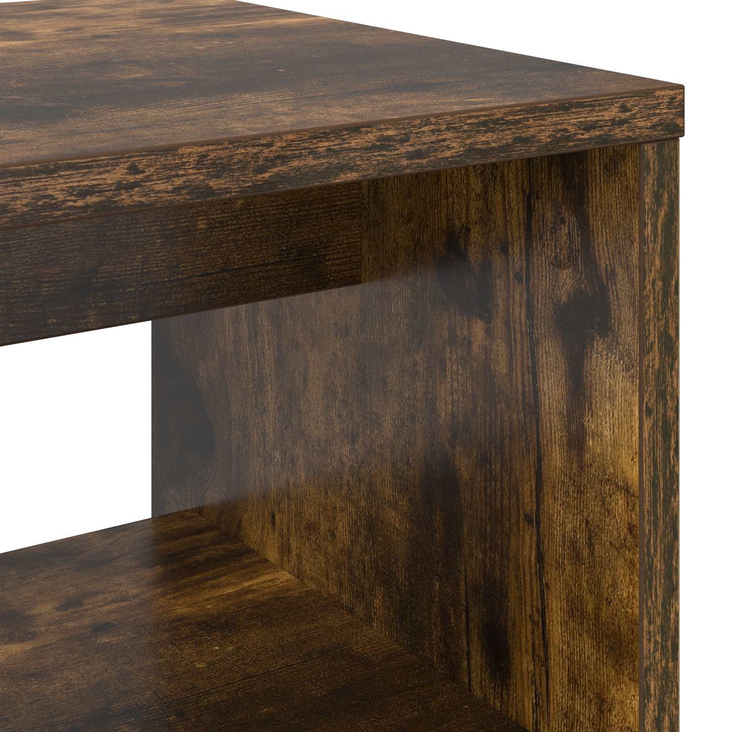 TV Cabinet 100 x 30 x 40 cm Smoked Oak Engineered Wood