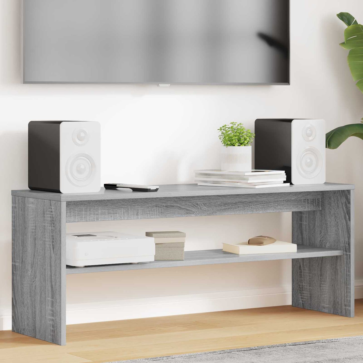 TV Cabinet Grey Sonoma 100 x 30 x 40 cm Engineered Wood