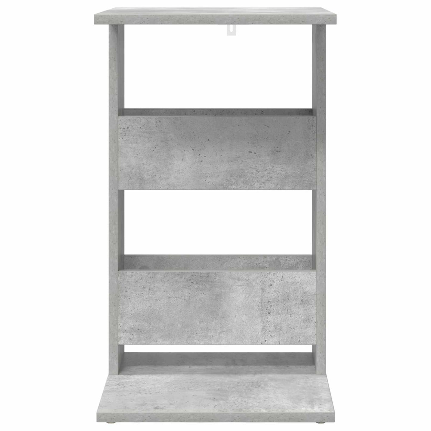 Side Table Concrete Grey 40 x 35 x 60.5 cm Engineered Wood