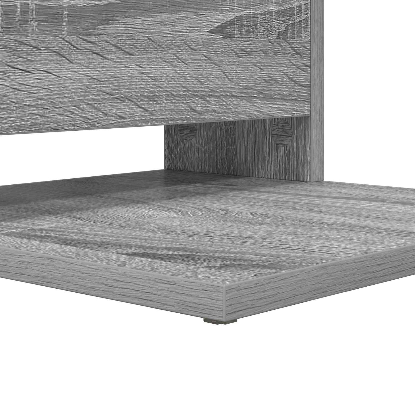 Side Table Grey Sonoma 40 x 35 x 60.5 cm Engineered Wood