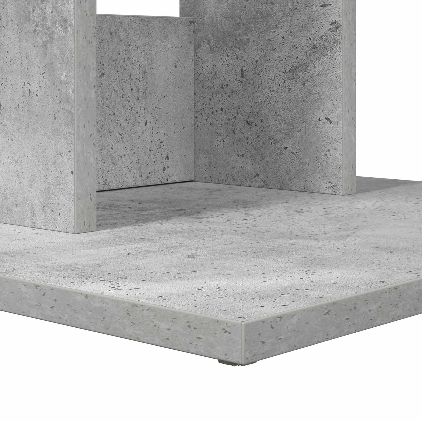 Side Table Concrete Grey 45 x 40 x 62.5 cm Engineered Wood
