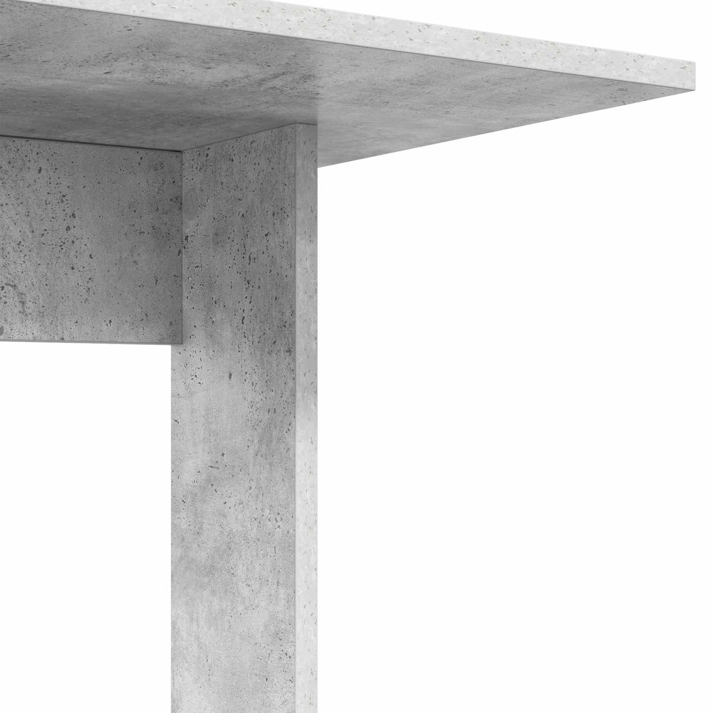 Side Table Concrete Grey 45 x 40 x 62.5 cm Engineered Wood