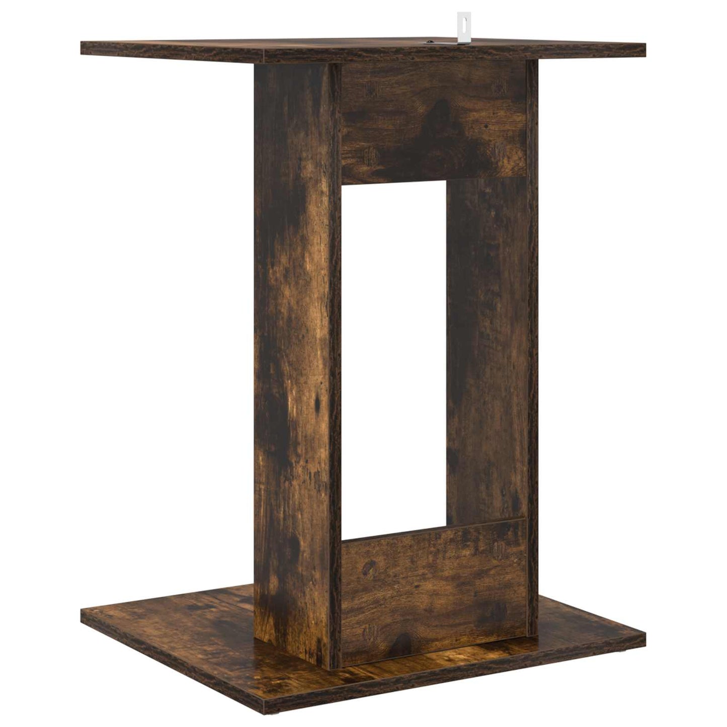 Side Table Smoked Oak 45 x 40 x 62.5 cm Engineered Wood