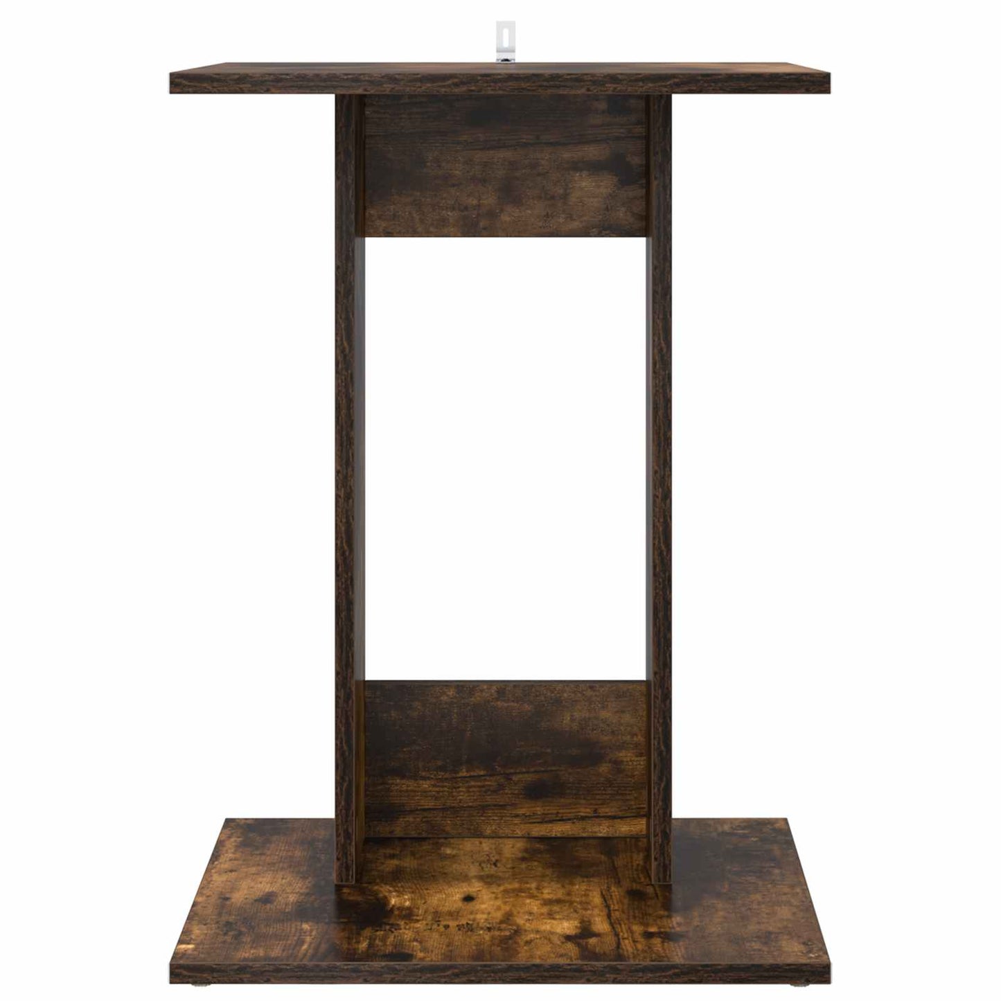 Side Table Smoked Oak 45 x 40 x 62.5 cm Engineered Wood
