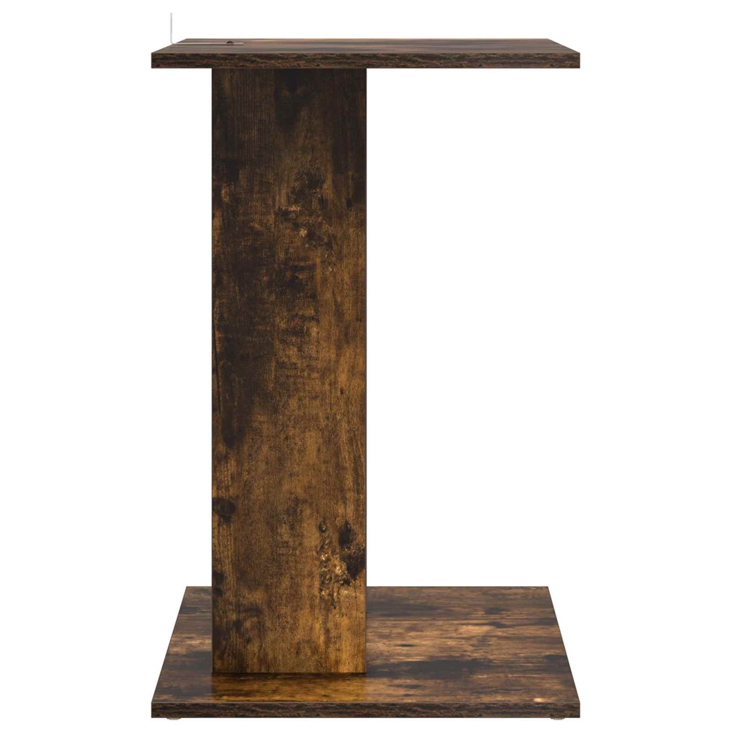 Side Table Smoked Oak 45 x 40 x 62.5 cm Engineered Wood