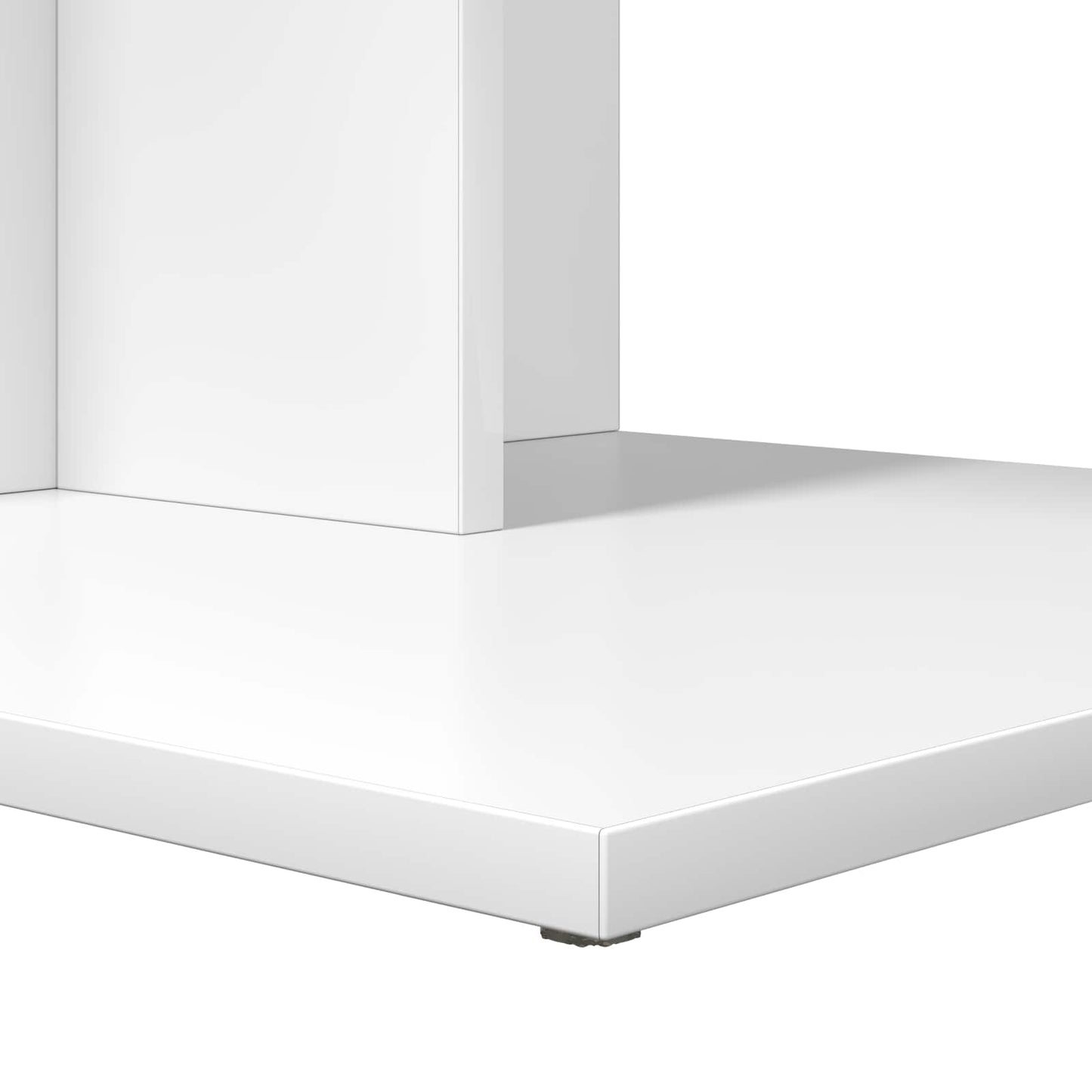 Side Table White 45 x 40 x 62.5 cm Engineered Wood