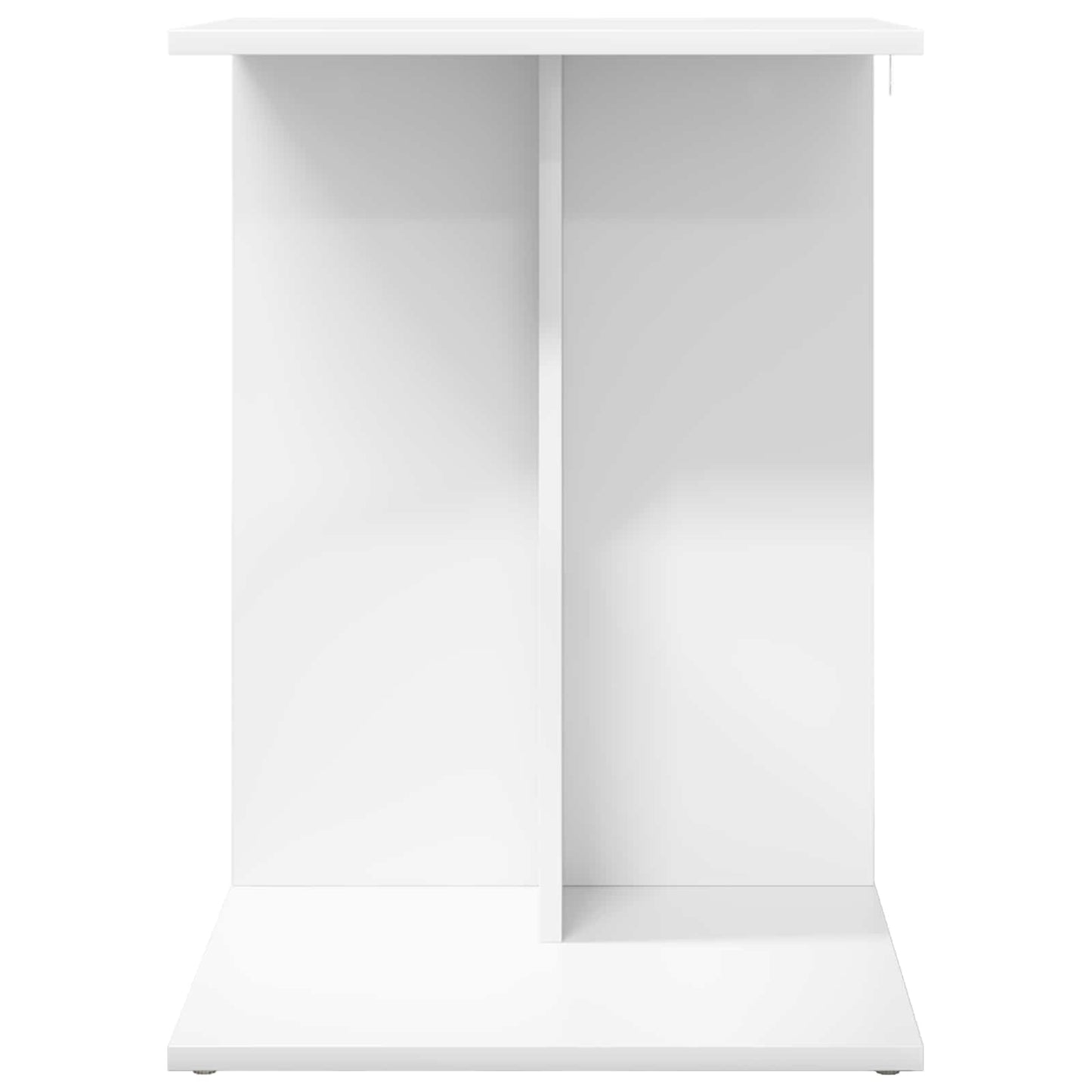 Side Table White 45 x 40 x 62.5 cm Engineered Wood