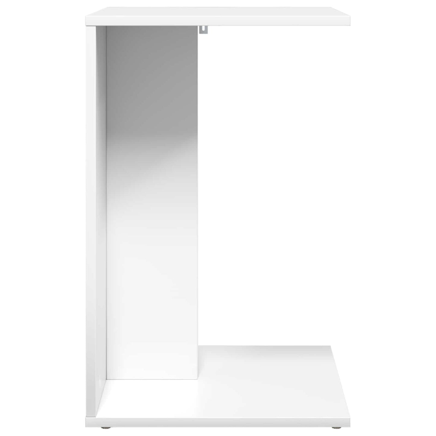 Side Table White 45 x 40 x 62.5 cm Engineered Wood