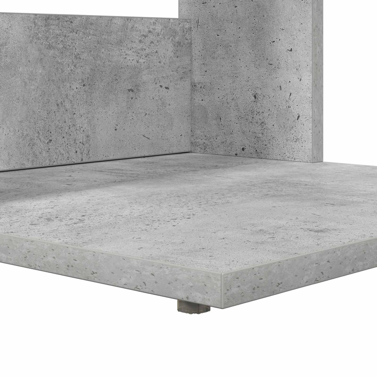 Side Table Concrete Grey 40 x 38 x 62.5 cm Engineered Wood