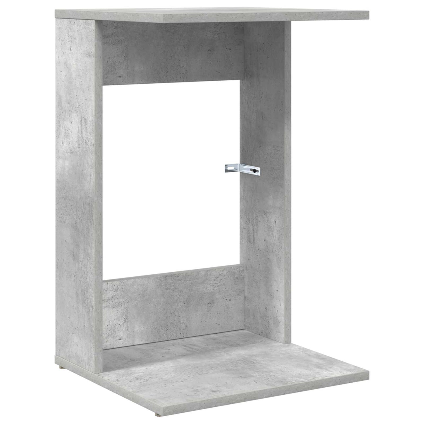Side Table Concrete Grey 40 x 38 x 62.5 cm Engineered Wood