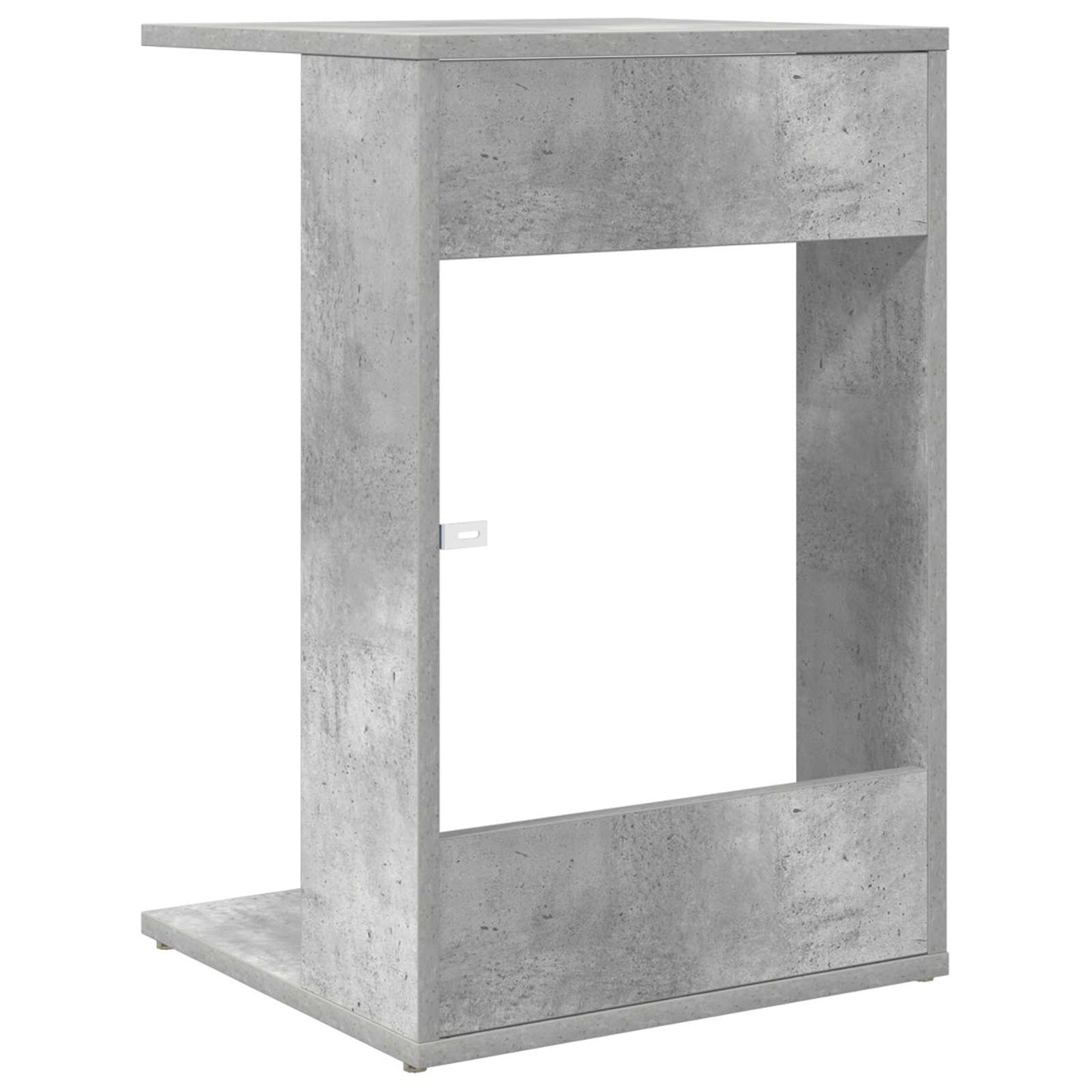 Side Table Concrete Grey 40 x 38 x 62.5 cm Engineered Wood