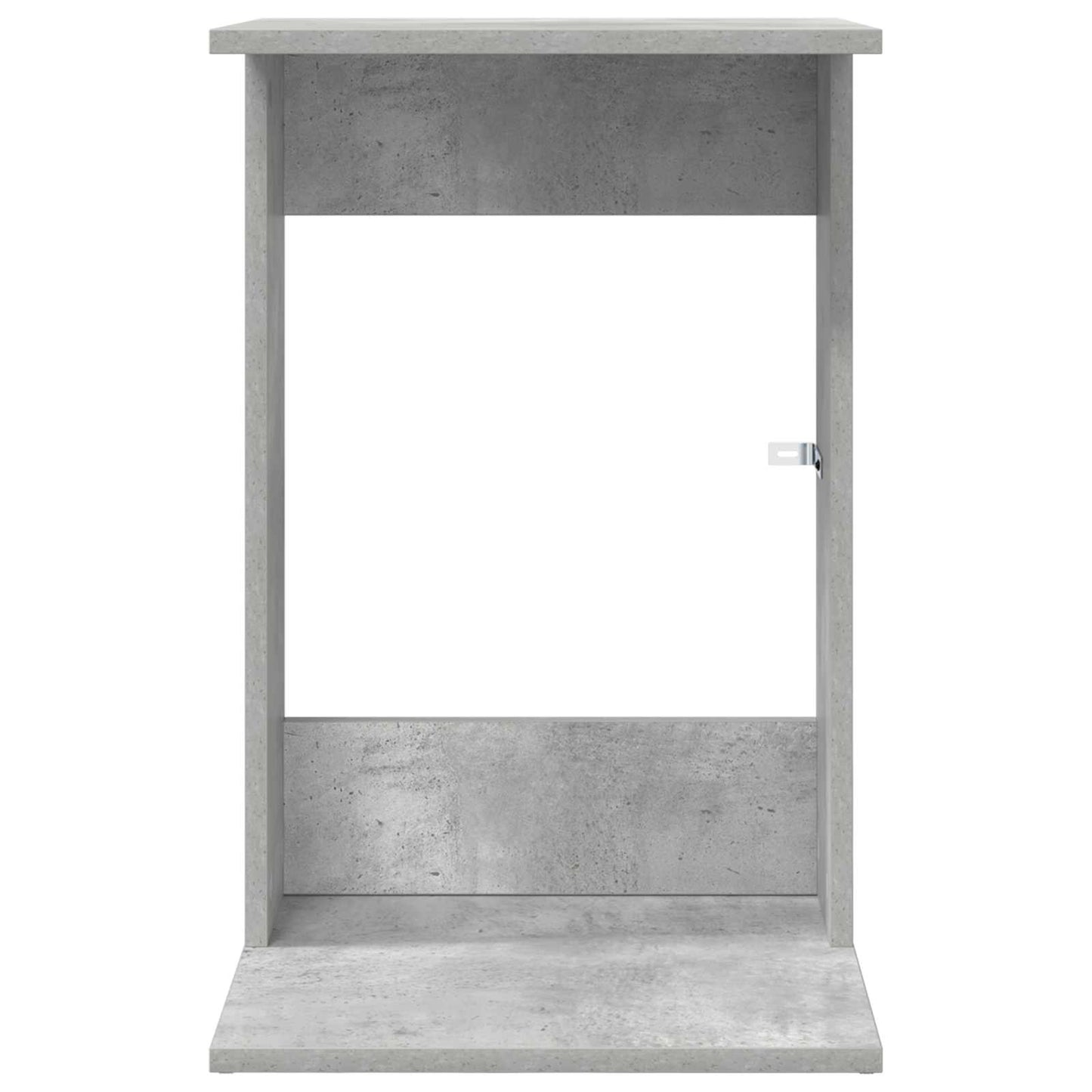Side Table Concrete Grey 40 x 38 x 62.5 cm Engineered Wood