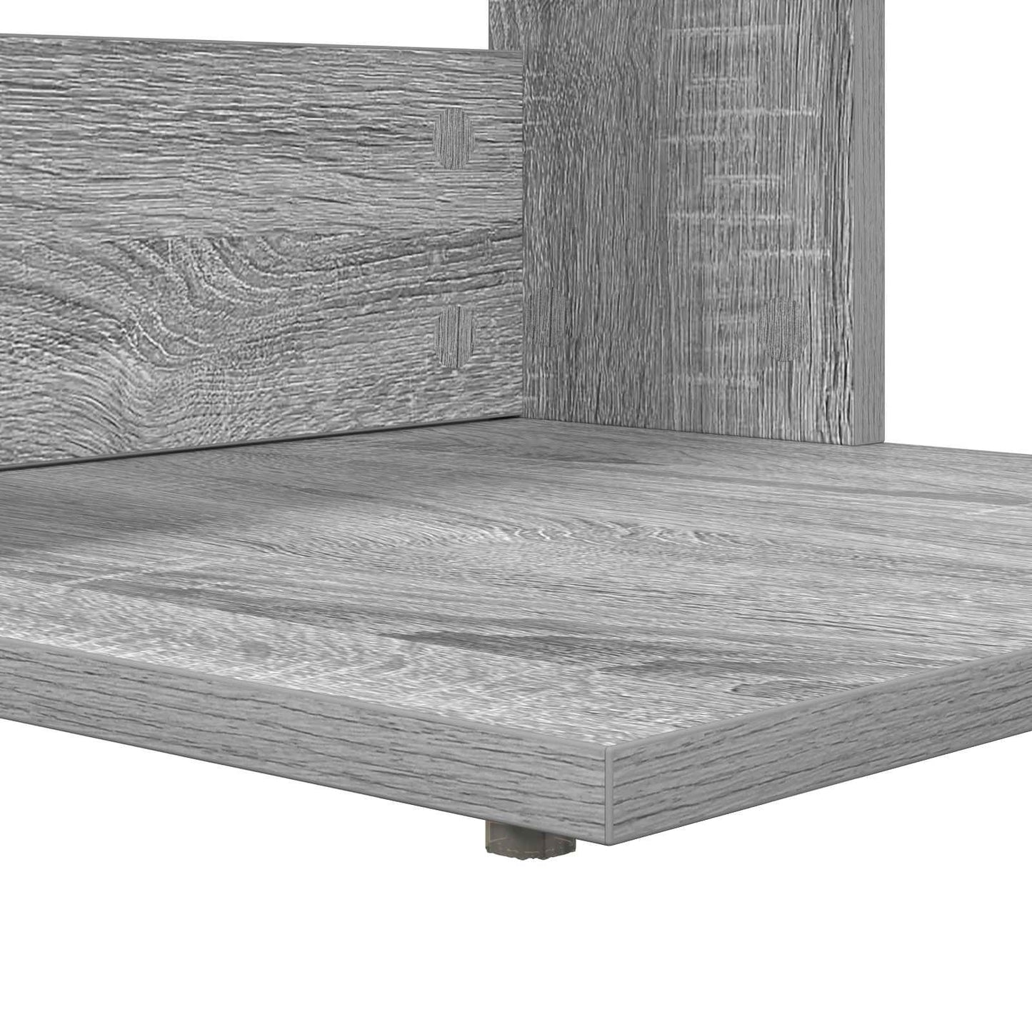 Side Table Grey Sonoma 40 x 38 x 62.5 cm Engineered Wood