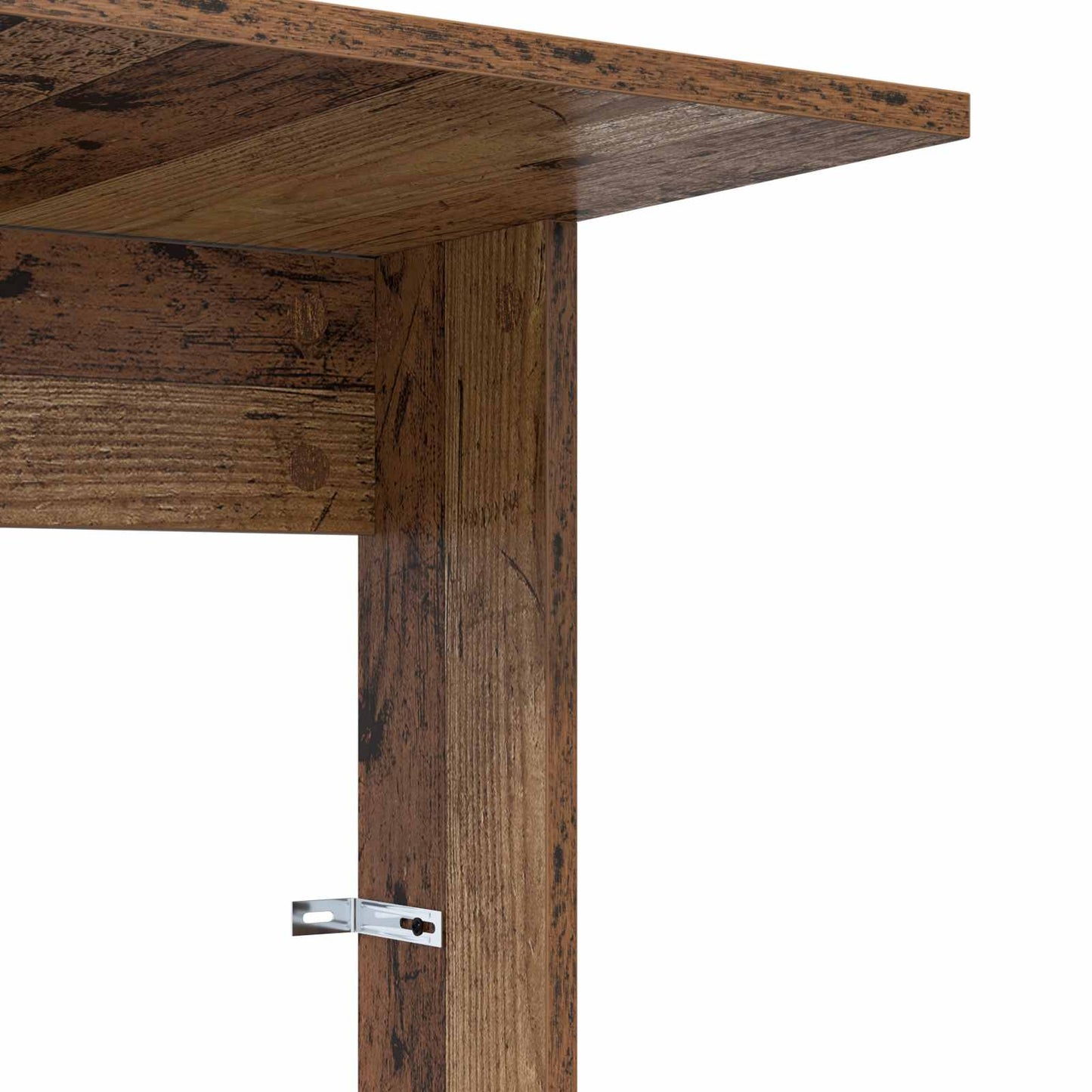 Side Table Old Wood 40 x 38 x 62.5 cm Engineered Wood