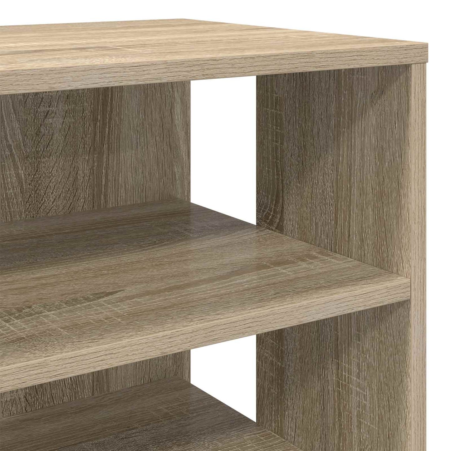 Shoe Cabinet with Shelf 2 pcs Sonoma Oak Engineered Wood