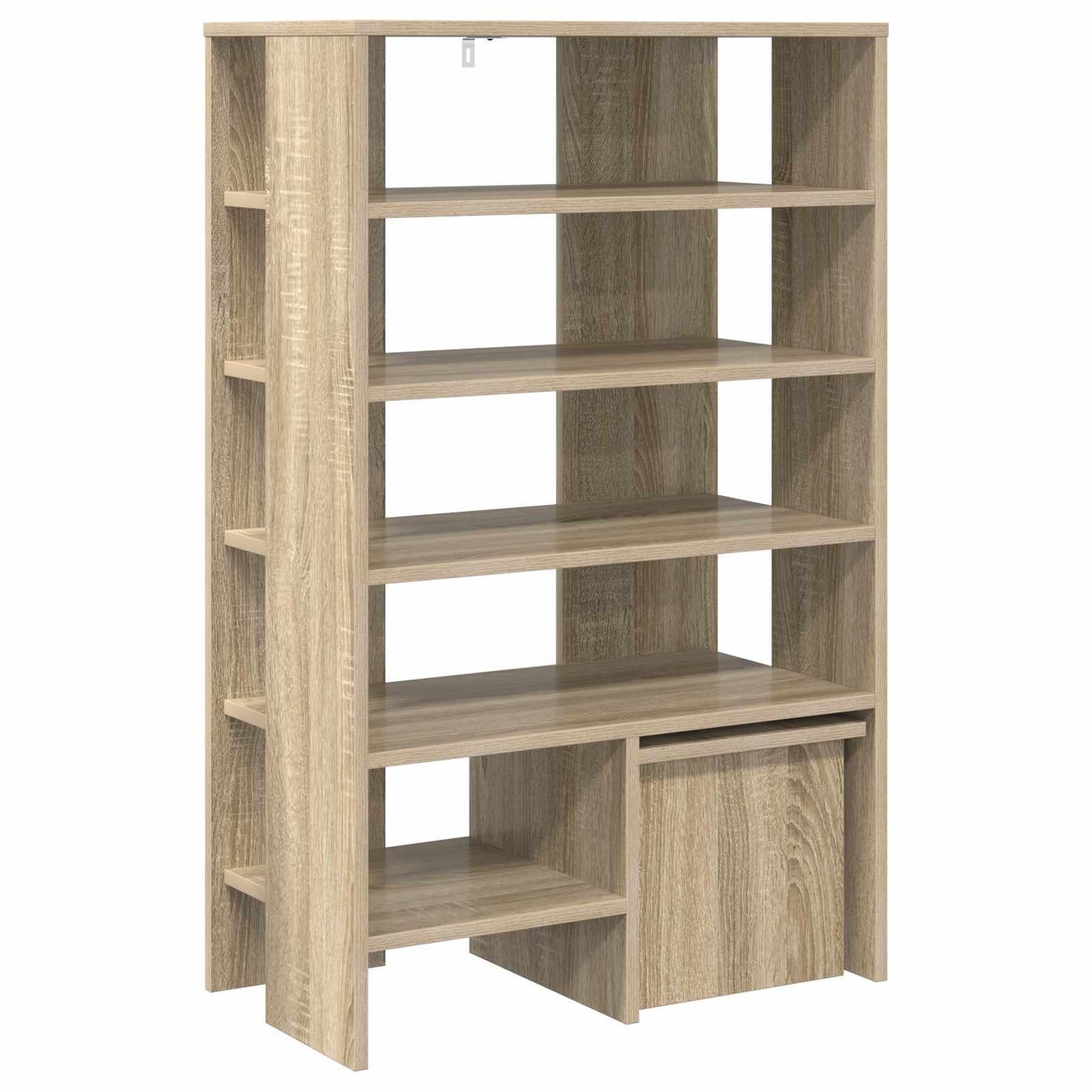 Shoe Cabinet with Shelf 2 pcs Sonoma Oak Engineered Wood