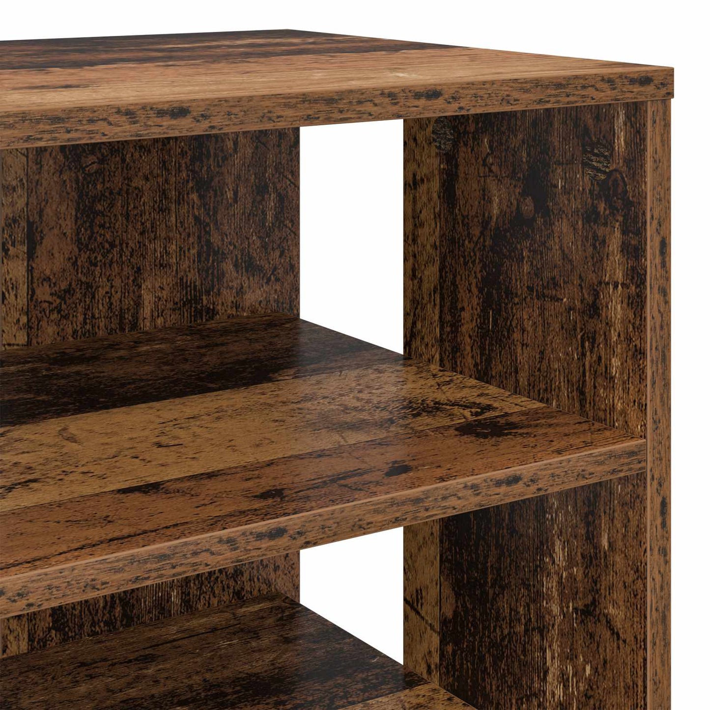 Shoe Cabinet with Shelf 2 pcs Old Wood Engineered Wood
