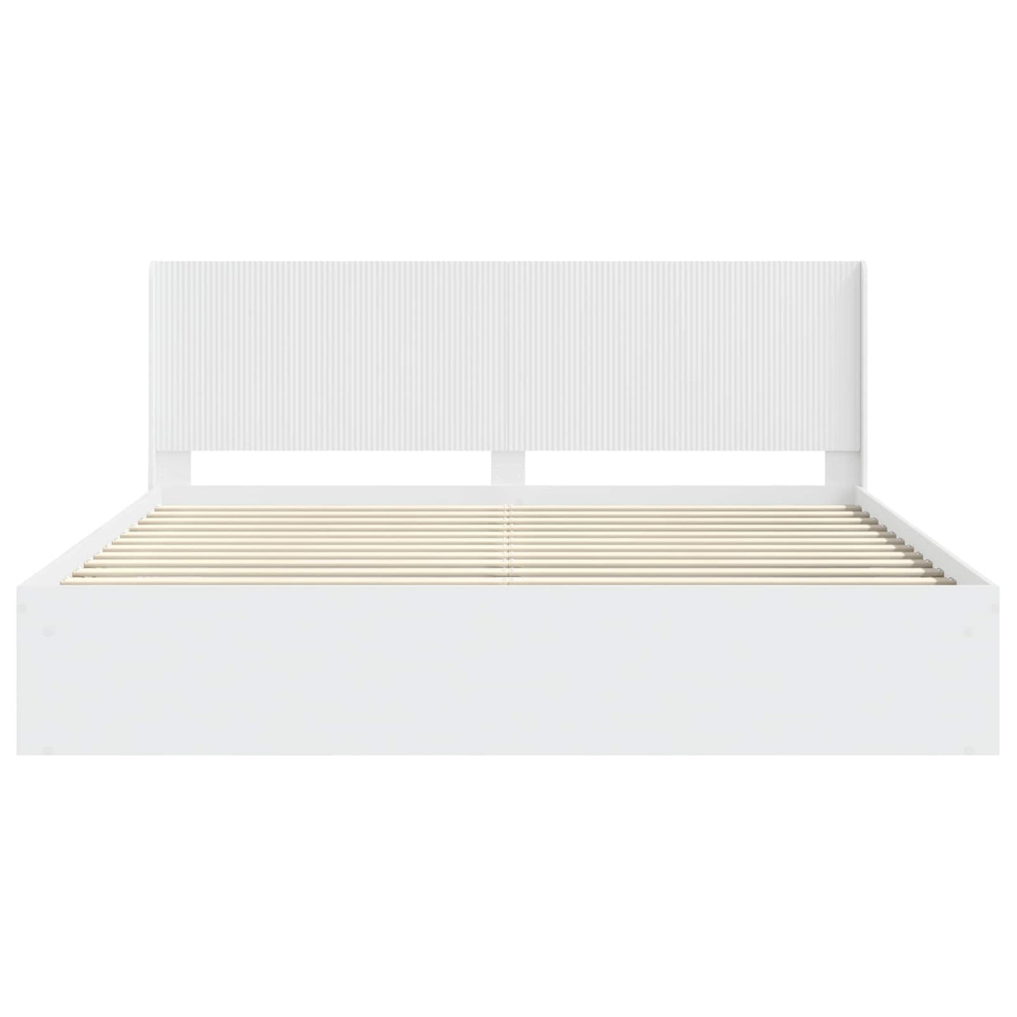 Bed Frame with Storage and Headboard 3 pcs Engineered Wood