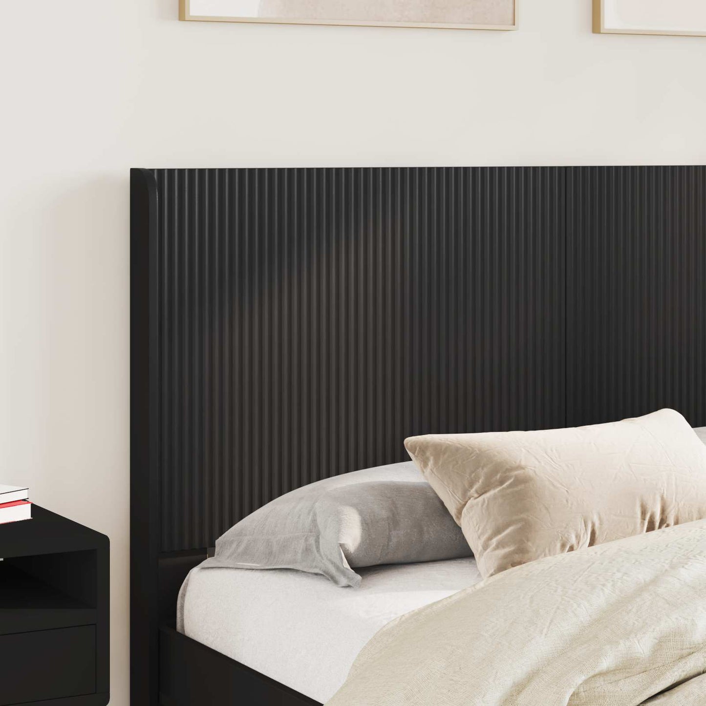 Bed Frame with Storage and Headboard 3 pcs Engineered Wood