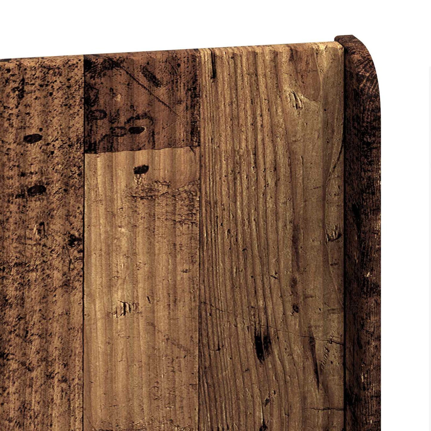 Bed Frame with Storage and Headboard Old Wood 100 x 200 cm