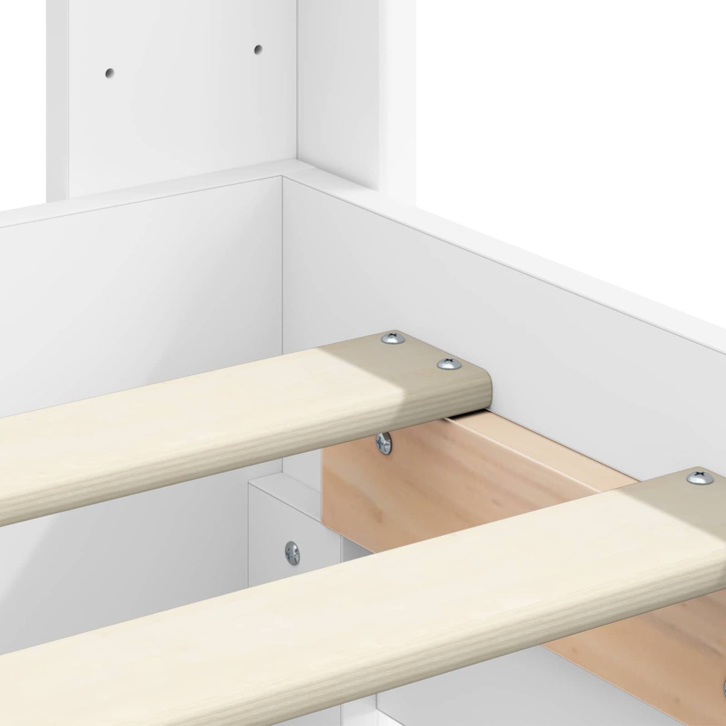 Bed Frame with Storage and Headboard 3 pcs Engineered Wood