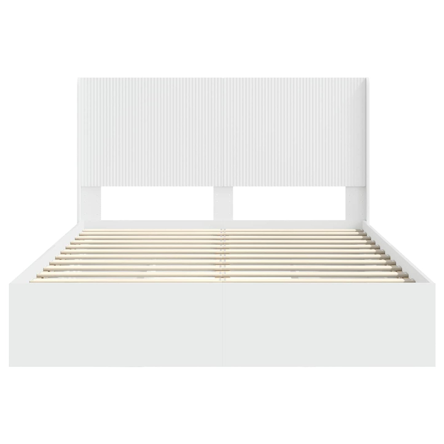 Bed Frame with Storage and Headboard 3 pcs Engineered Wood