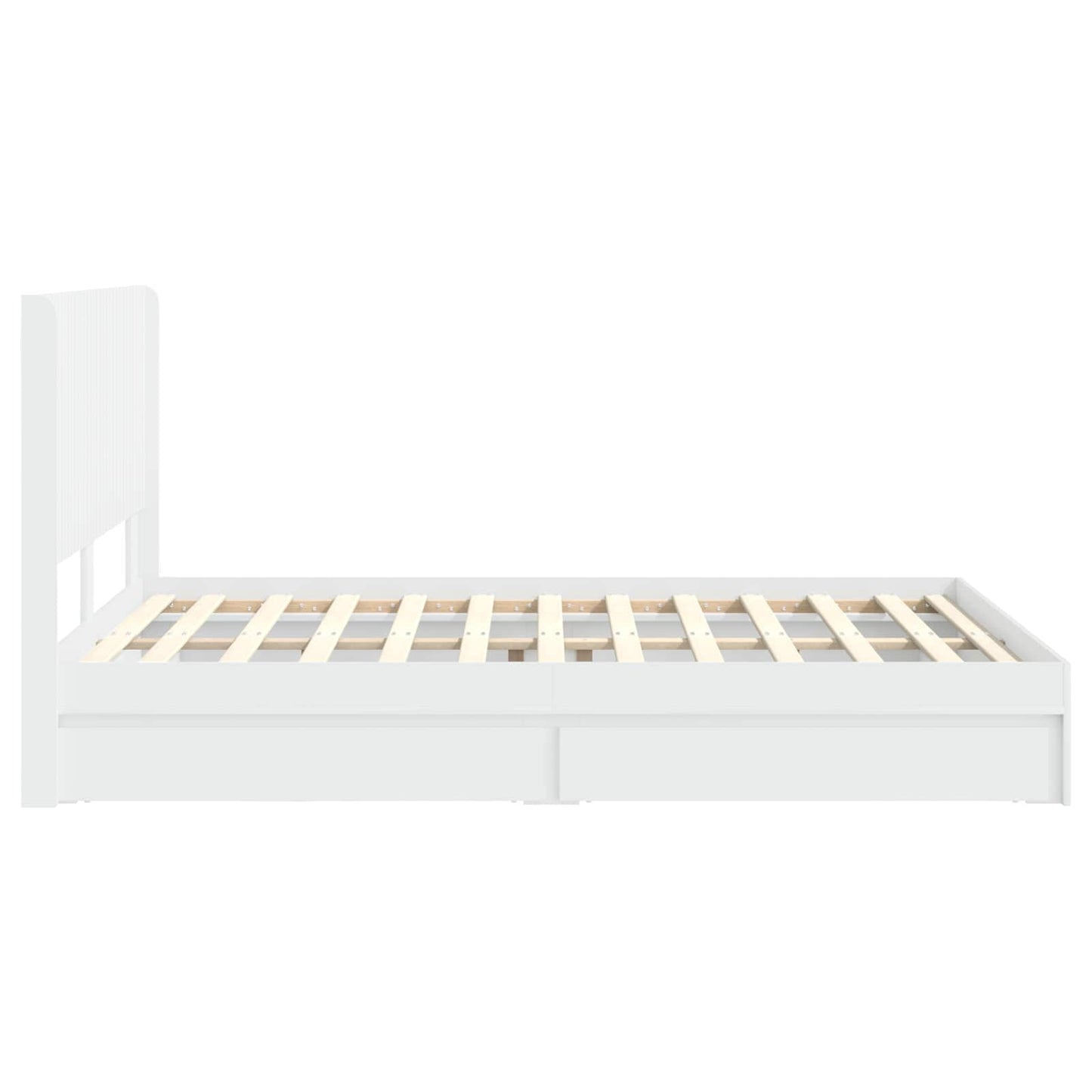 Bed Frame with Storage and Headboard 3 pcs Engineered Wood