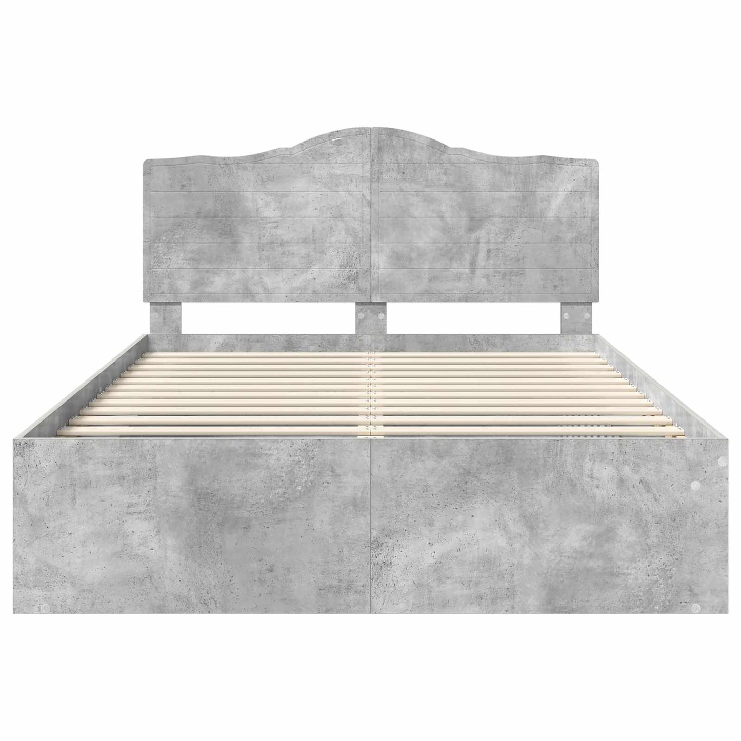 Bed Frame with Headboard Concerte 160 x 200 cm Solid Pine Wood