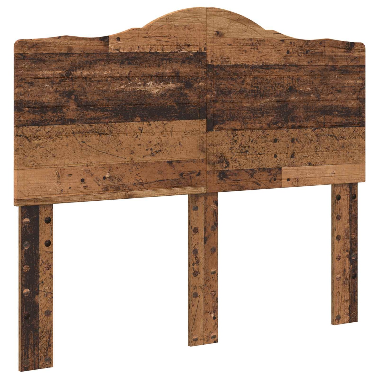 Bed Frame with Headboard Old Wood 120 x 200 cm Solid Pine Wood