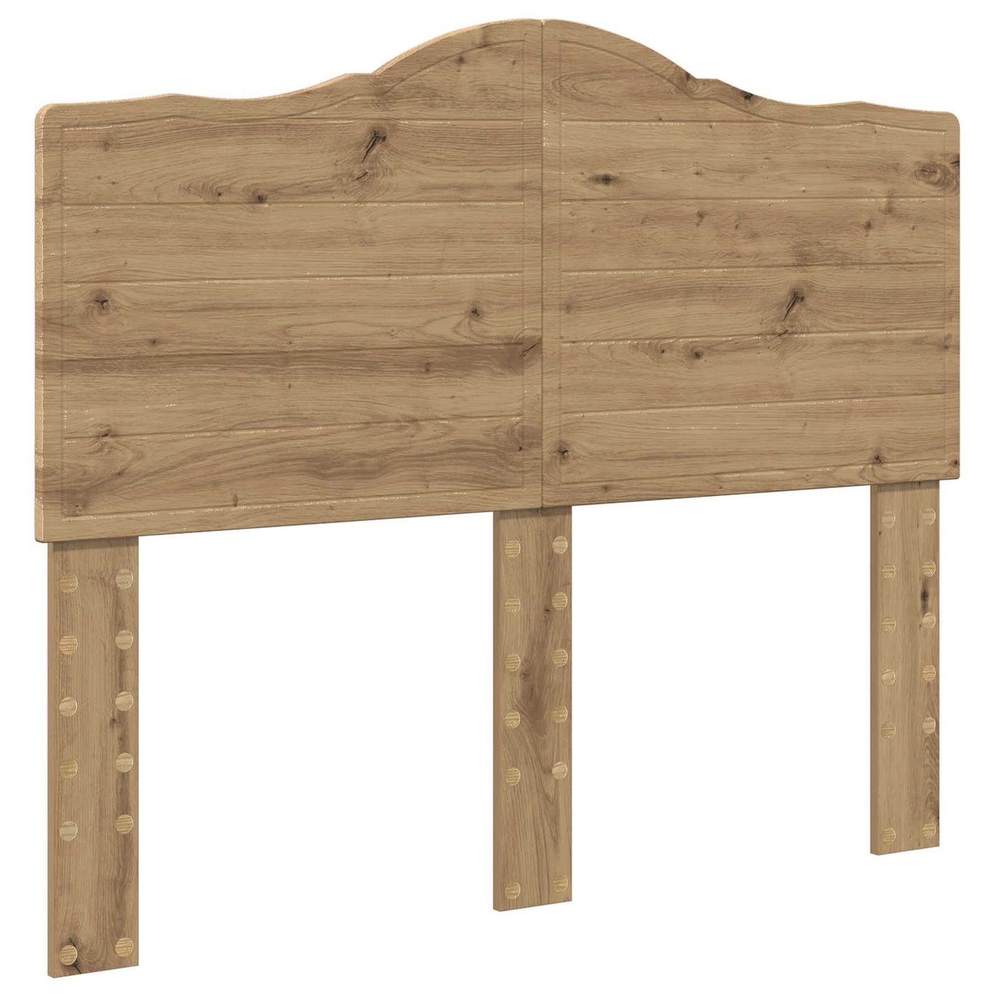 Bed Frame Artisian Oak 120 x 200 cm Solid Pine Wood