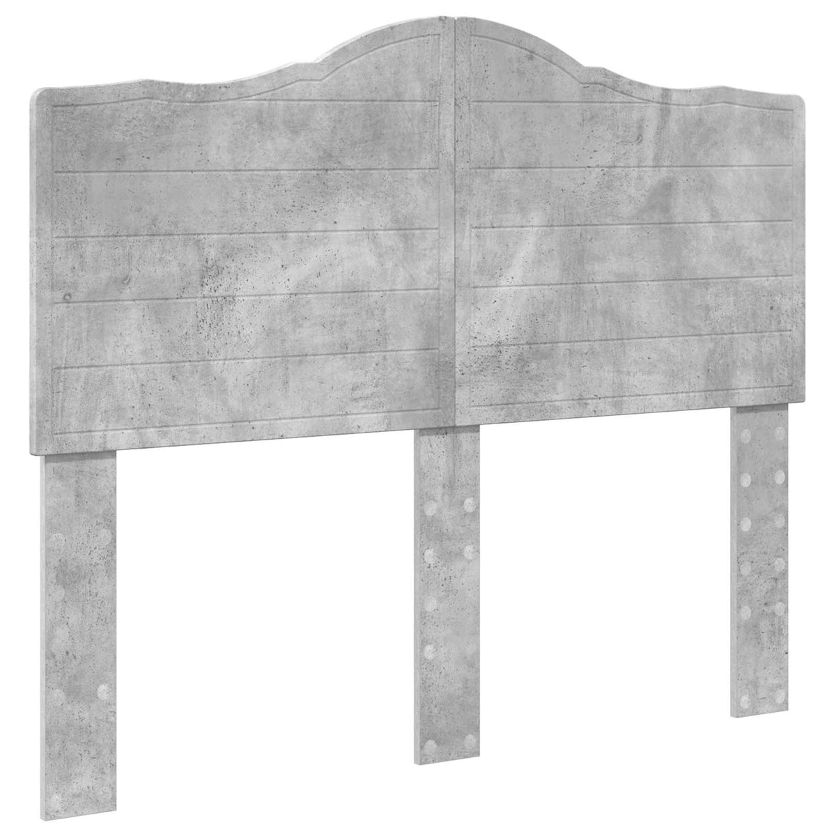 Bed Frame with Drawer Concrete Grey 135 x 190 cm Engineer Wood