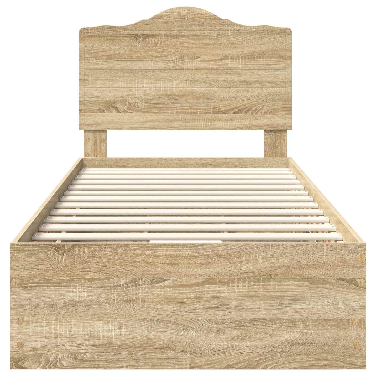 Bed Frame with Drawer Sonoma Oak 100 x 200 cm Engineer Wood