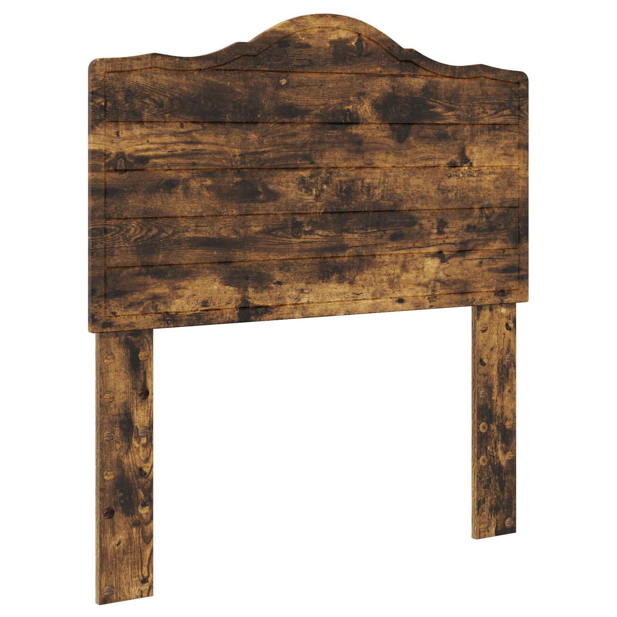 Bed Frame with Drawer Smoked Oak 90 x 200 cm Engineer Wood