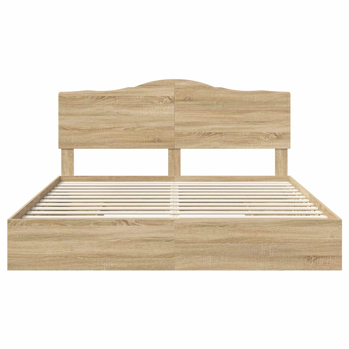 Storage Bed with Drawer Sonoma Oak 180 x 200 cm Engineered Wood