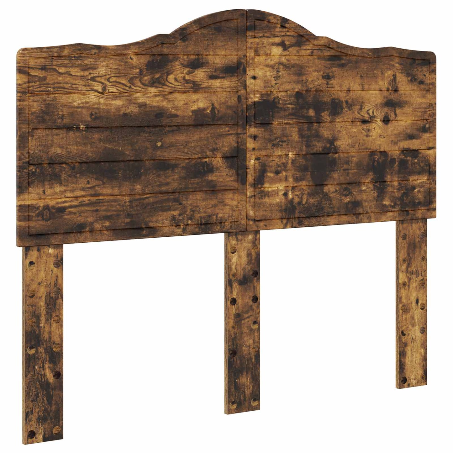 Bed Frame with Drawer Smoked Oak 135 x 190 cm Engineered Wood
