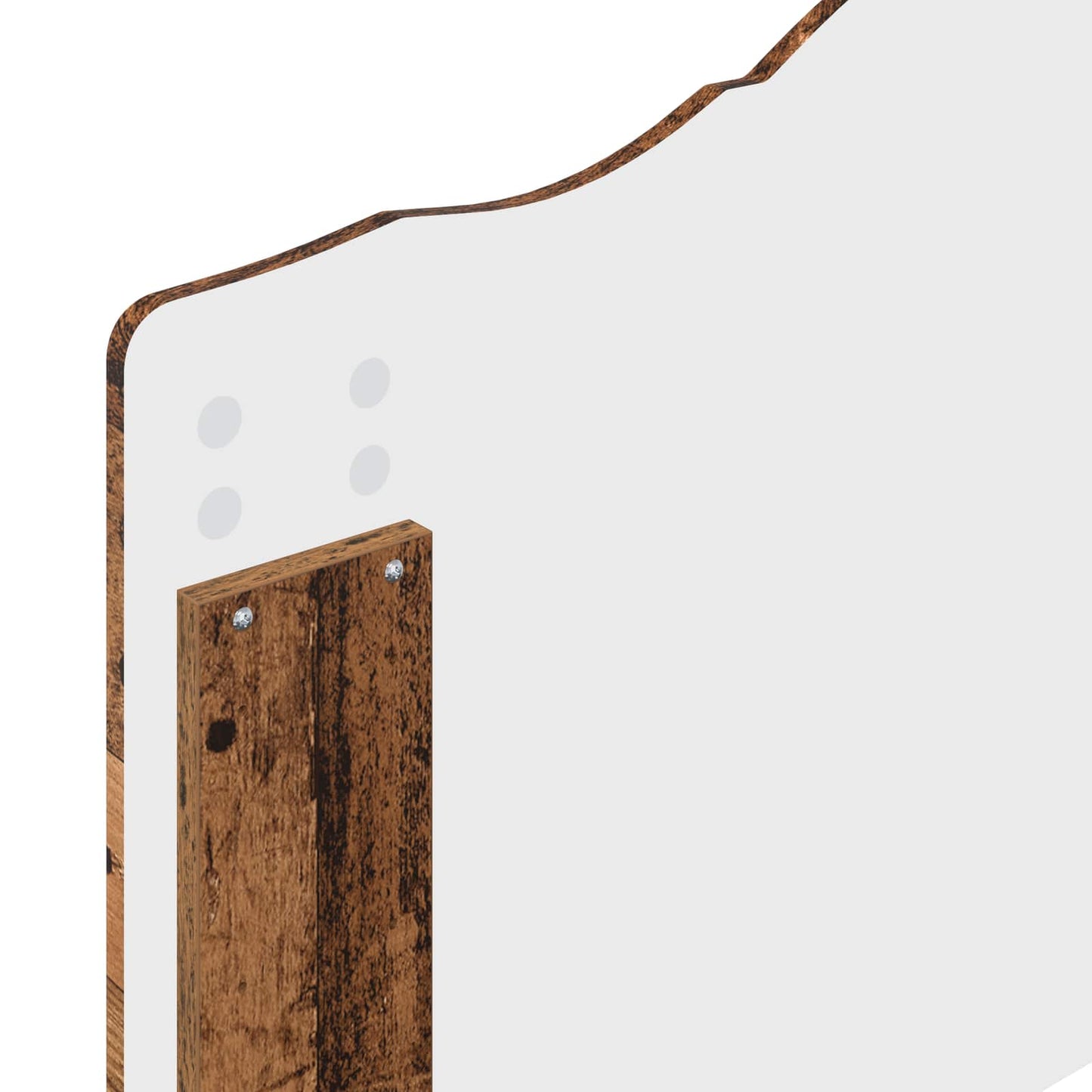 Bed Frame with Headboard Old Wood 100 x 200 cm Engineered Wood