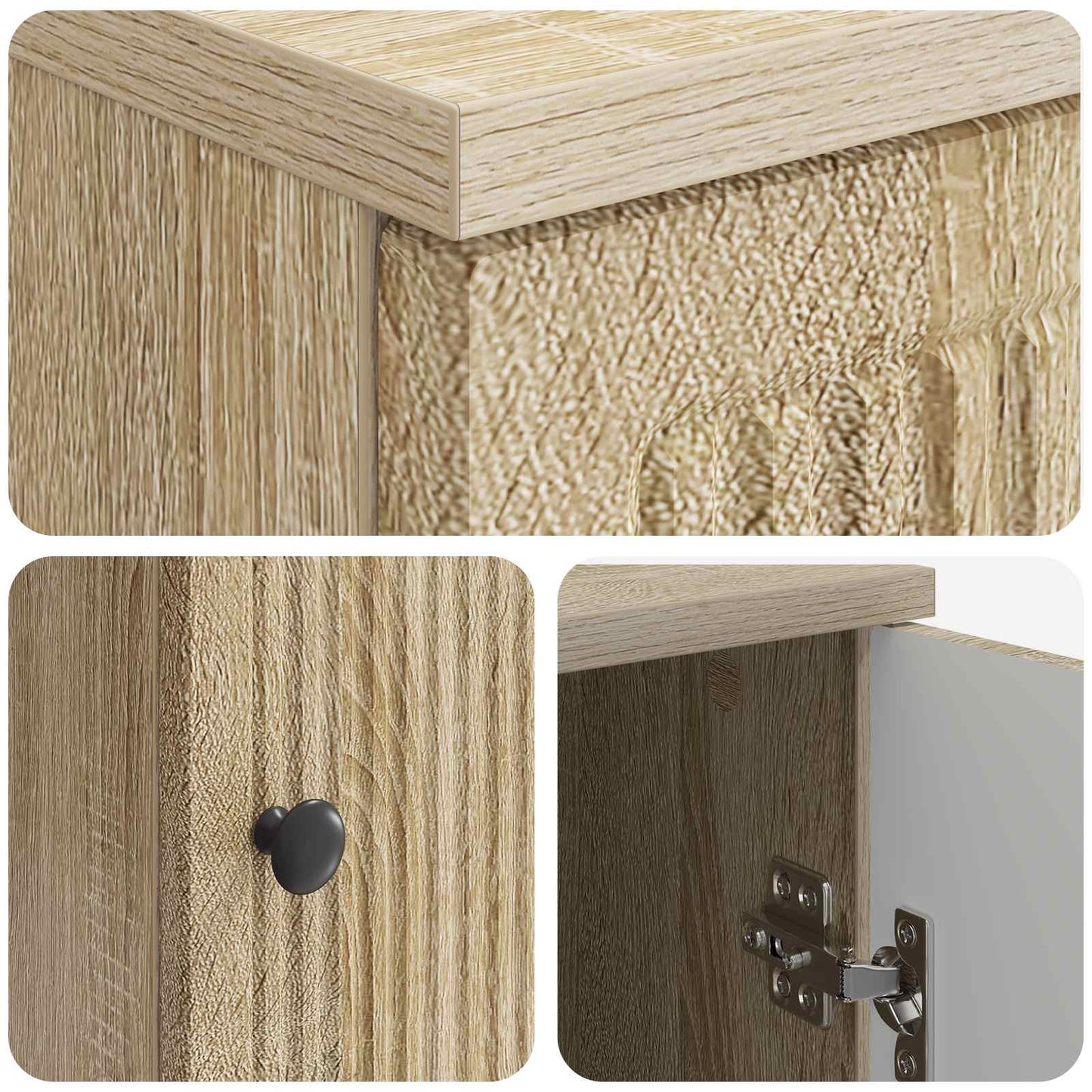 Desk Sonoma Oak Engineered Wood 142.5 x 50 x 75 cm