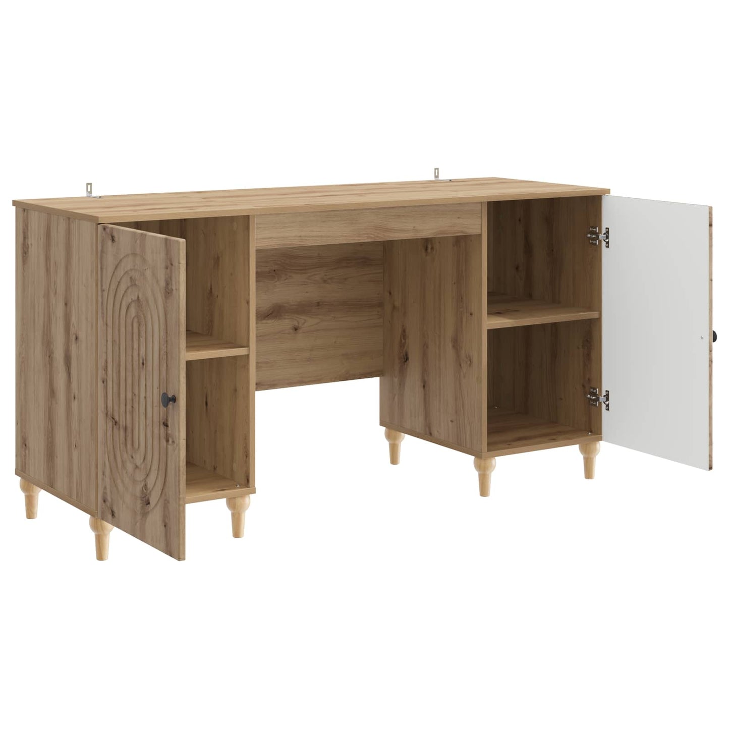 Desk Artisan Oak Engineered Wood 142.5 x 50 x 75 cm