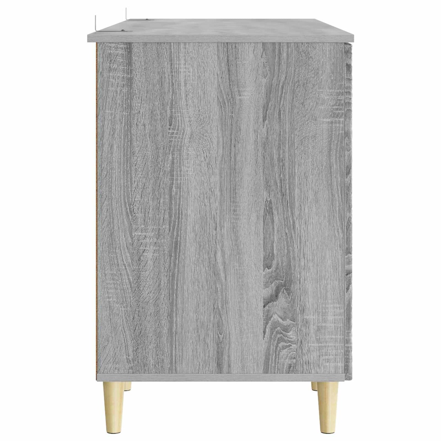 Desk Grey Sonoma 142.5 x 50 x 75 cm Engineered Wood