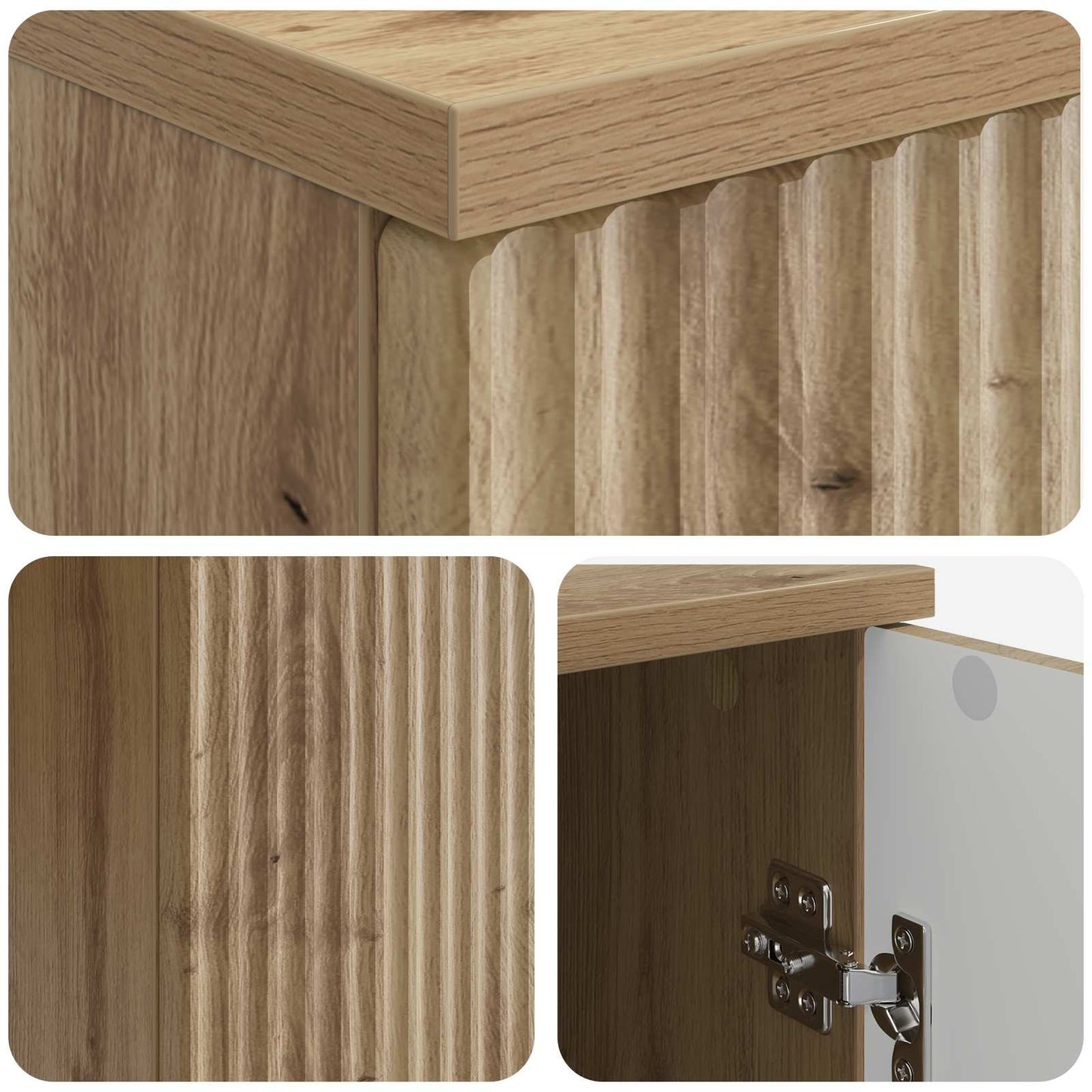 Desk Artisan Oak Engineered Wood 142.5 x 50 x 75 cm