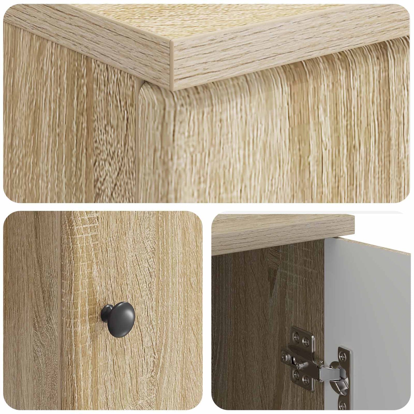 Desk with Shelf Sonoma Oak 142.5 x 50 x 75 cm Engineered Wood
