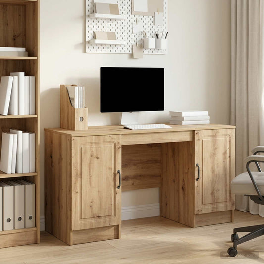 Desk Artisan Oak Engineered Wood 142.5 x 50 x 75 cm