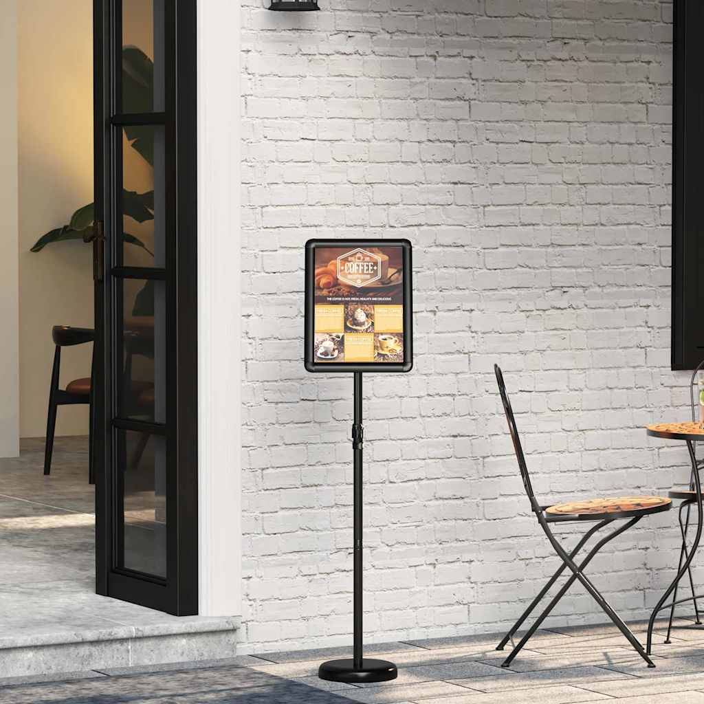 Trade Show Displays Black 30 x 25 x 128 cm Aluminum