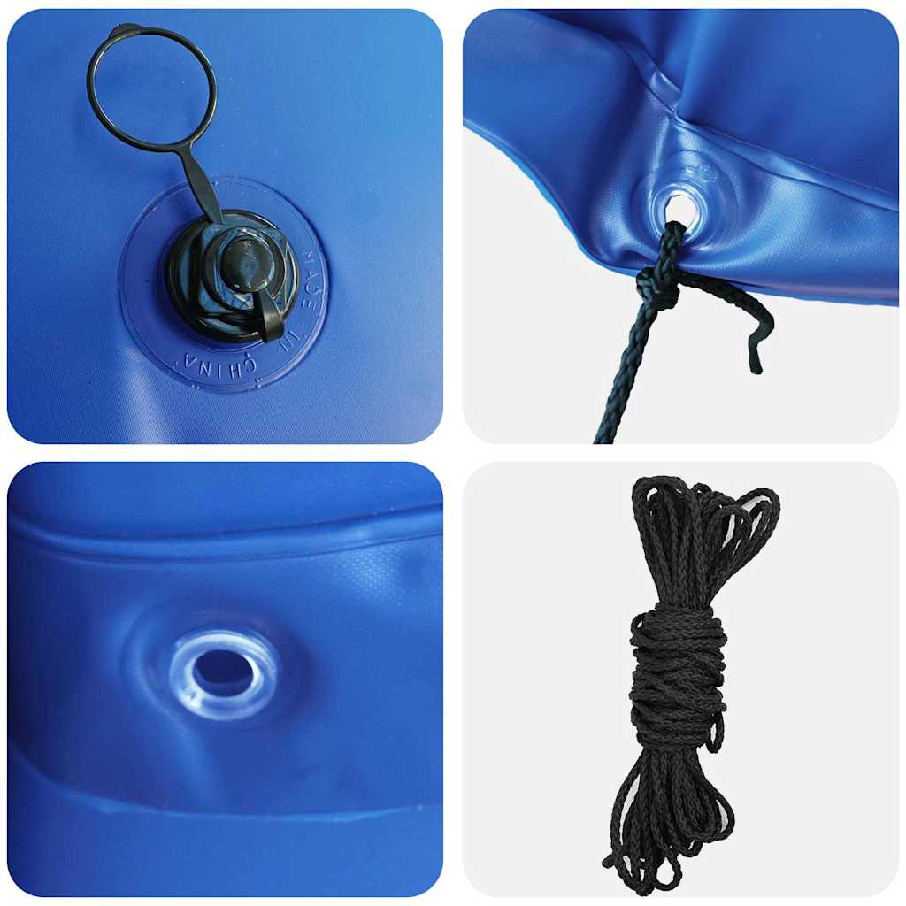 Winter Pool Pillow Blue Ø 220 x 140 cm PVC